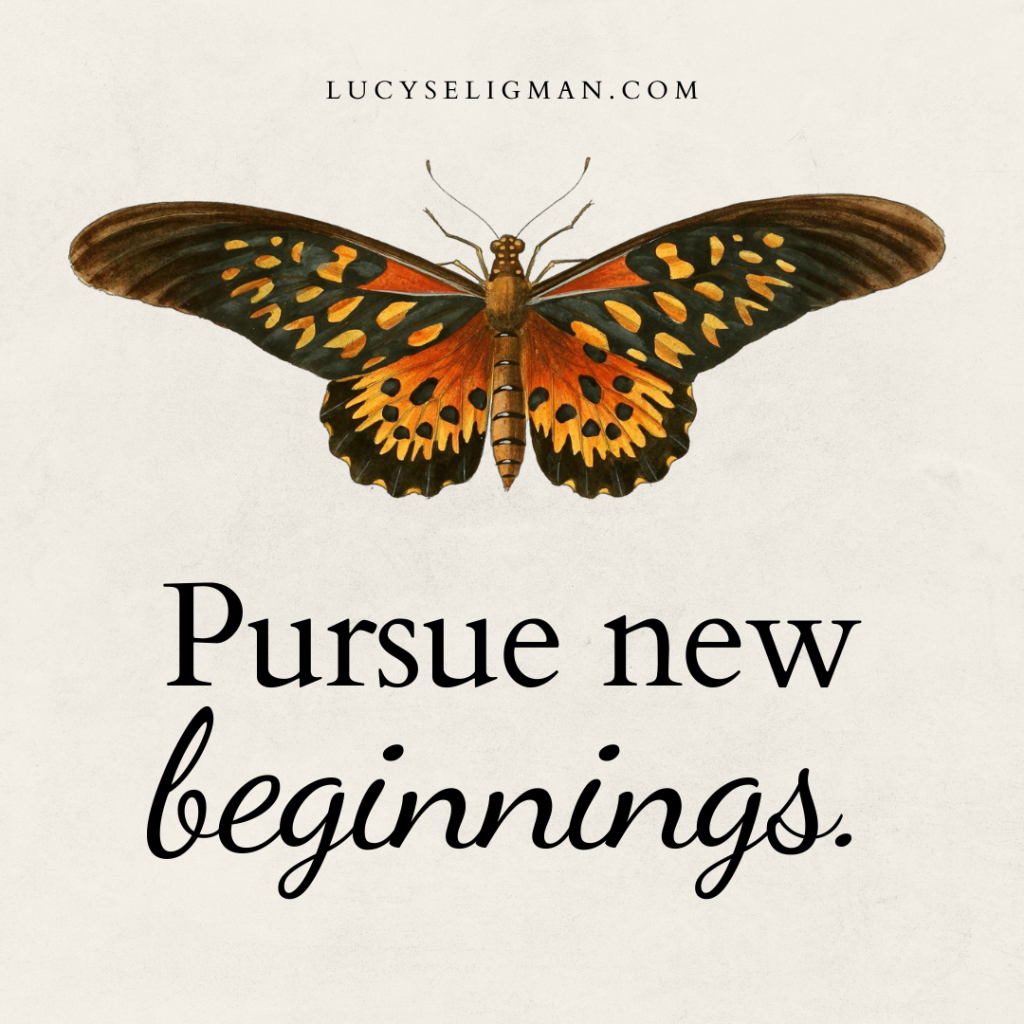 pursue new beginnings quote